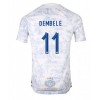 Maglia ufficiale Francia Ousmane Dembele 11 Trasferta Mondiali 2022 per Uomo